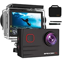 Apexcam Pro Cámara Deportiva 4K 20MP EIS WiFi Action Camera Cámara subacuática Impermeable 40M Micrófono Externo 2.0LCD…